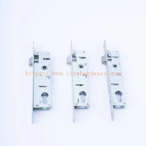 Xingyou high quality polished cylinder hole door mortise lock 85*20mm to 35mm different styles sizes key unlock way